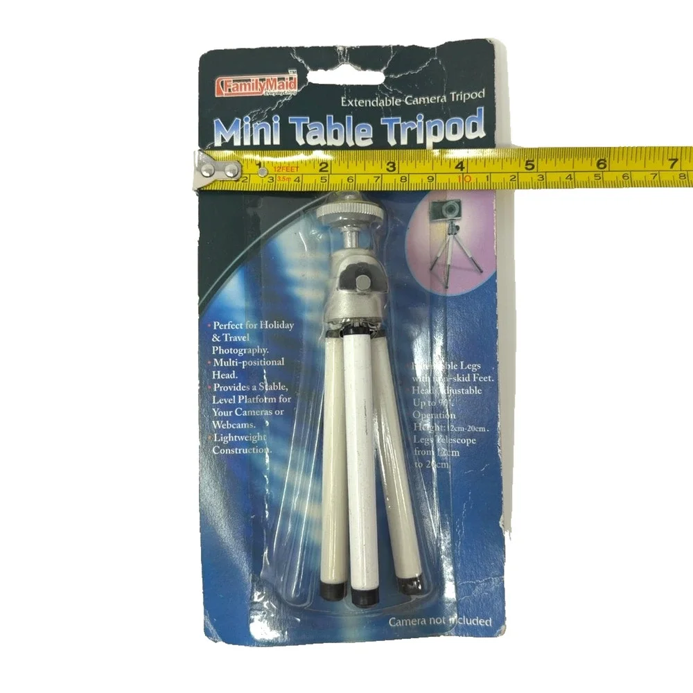 FamilyMaid Mini Table Tripod Extendable Legs Camera Tripod NOS